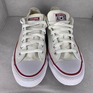 White Converse All Stars size women’s 8
